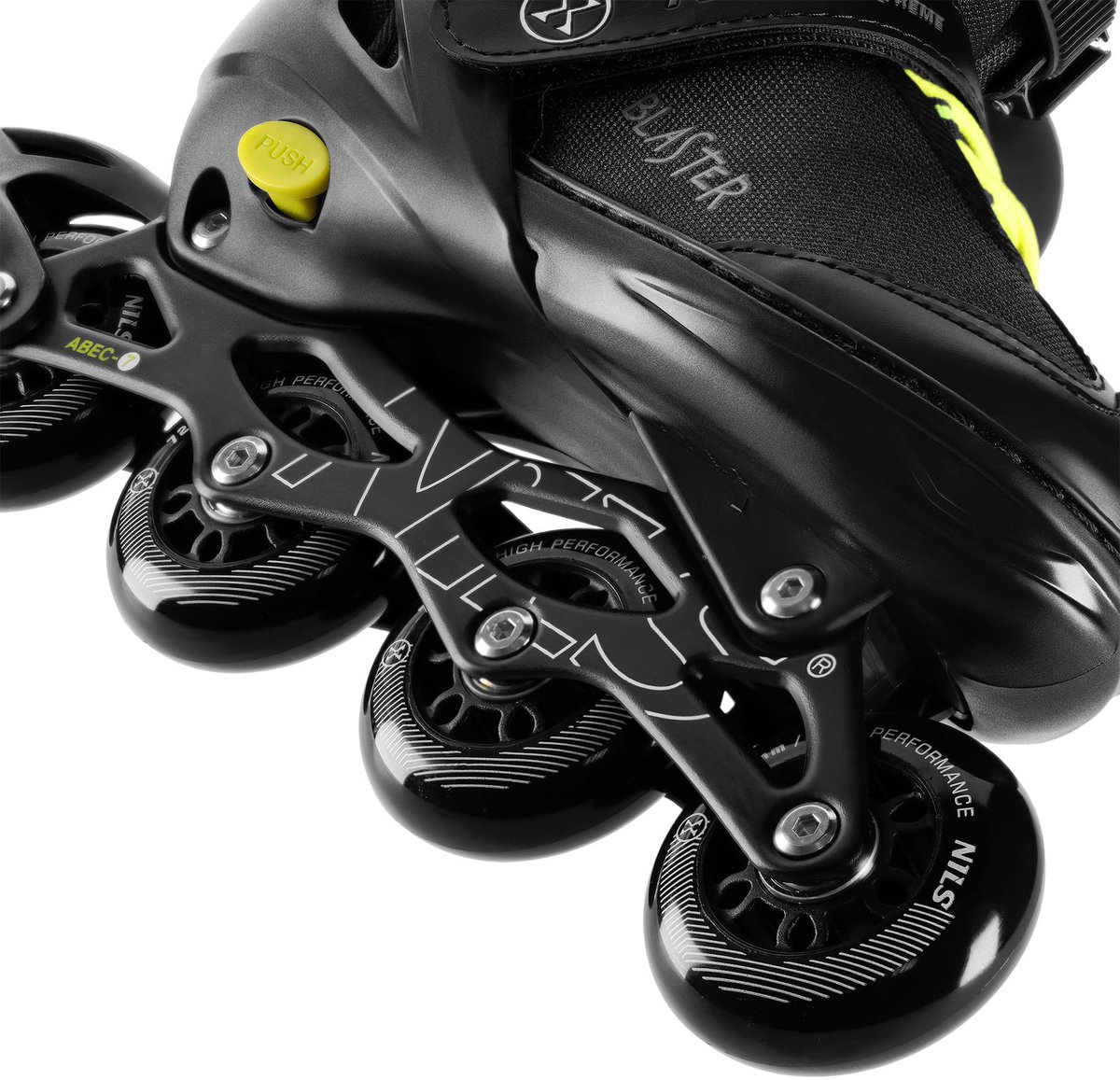 Nils Extreme Blaster Serie Inline Skates – Polipropyleen Zwart