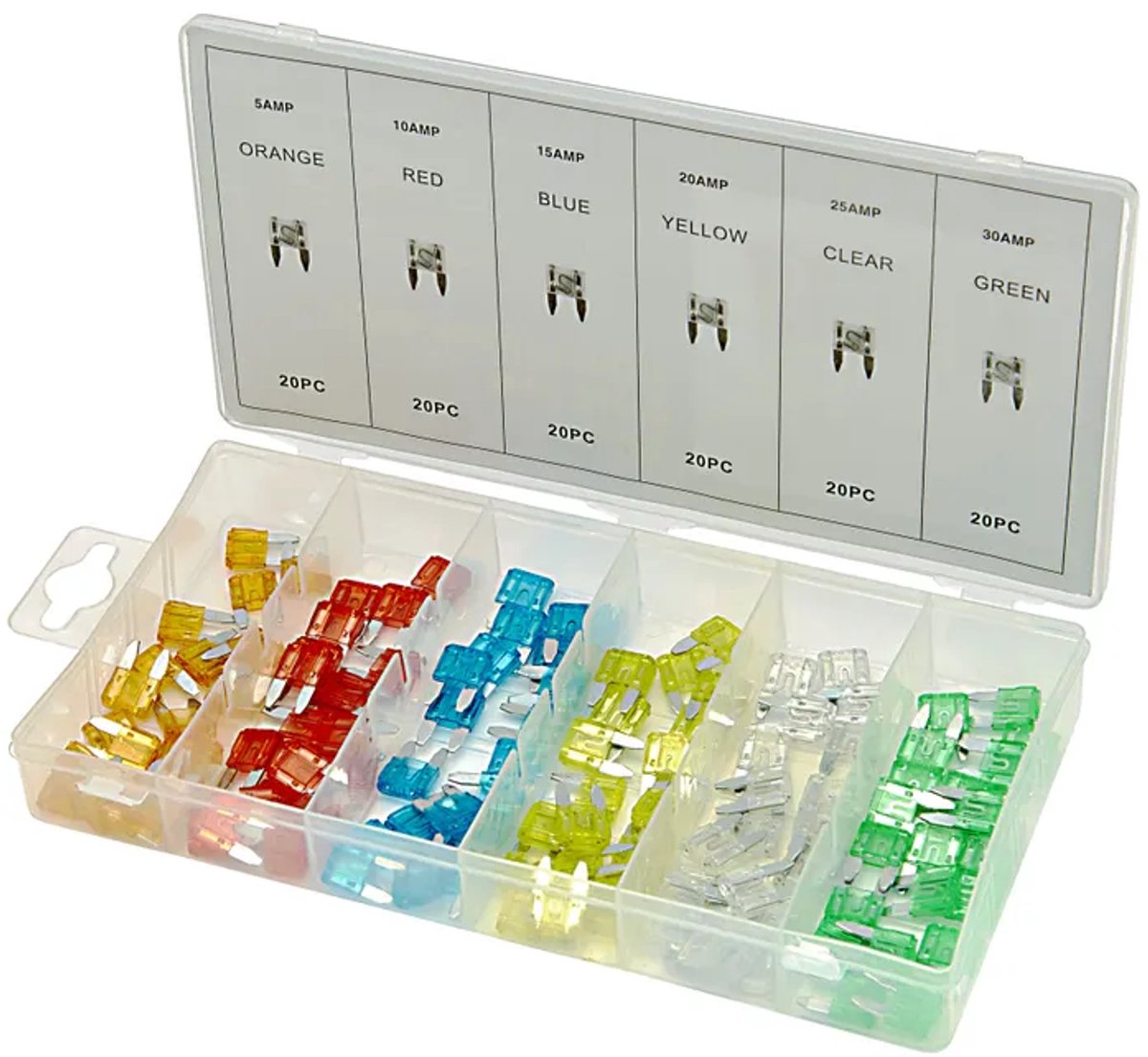 YATO YT-83146 - Autzekeringenset - Mini - 120 Stuks - CE-Markering