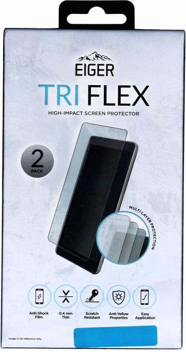 Eiger Tri Flex Screenprotector voor Samsung Galaxy A7 (2018)