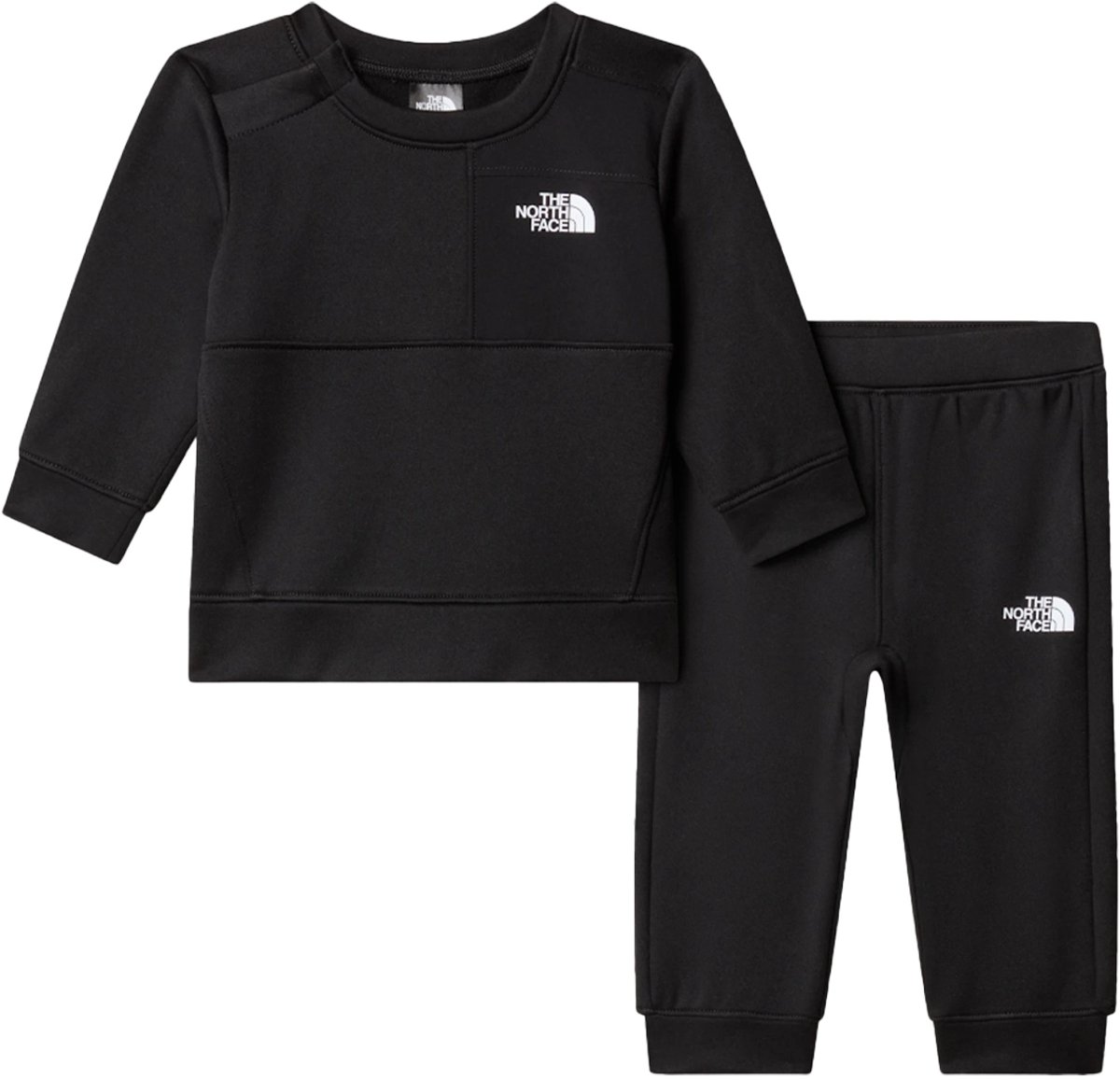 The north face tnf performance fleece set in de kleur . Zwart