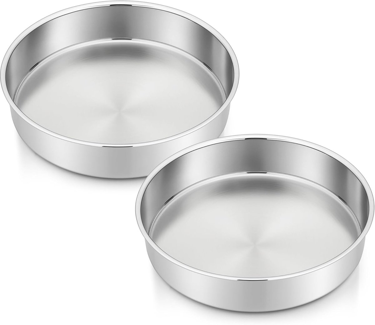 Roestvrijstalen Bakvorm Set van 2 - 19 cm