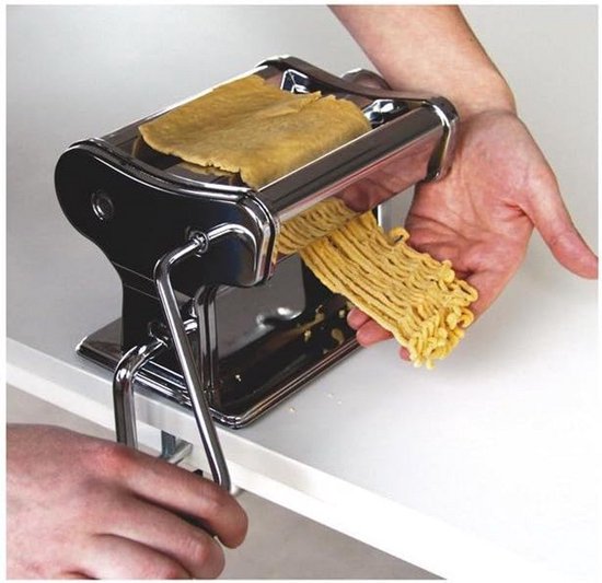 Pastamachine - Pastamaker - Spaghetti en Lasagne Machine - Pastabasis van Merkloos — afbeelding 3