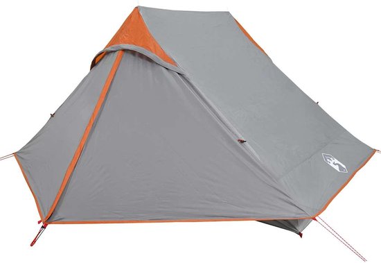 vidaXL - Tent - 2-persoons - waterdicht - grijs van Vidaxl — afbeelding 4