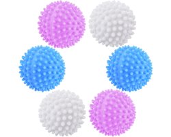 dryer balls, 6 pcs wash balls for down jackets, washing ball for washing machine, dryer ball, reusable dryer balls, drying cloths for tumble dryer for home clothes cleaning
