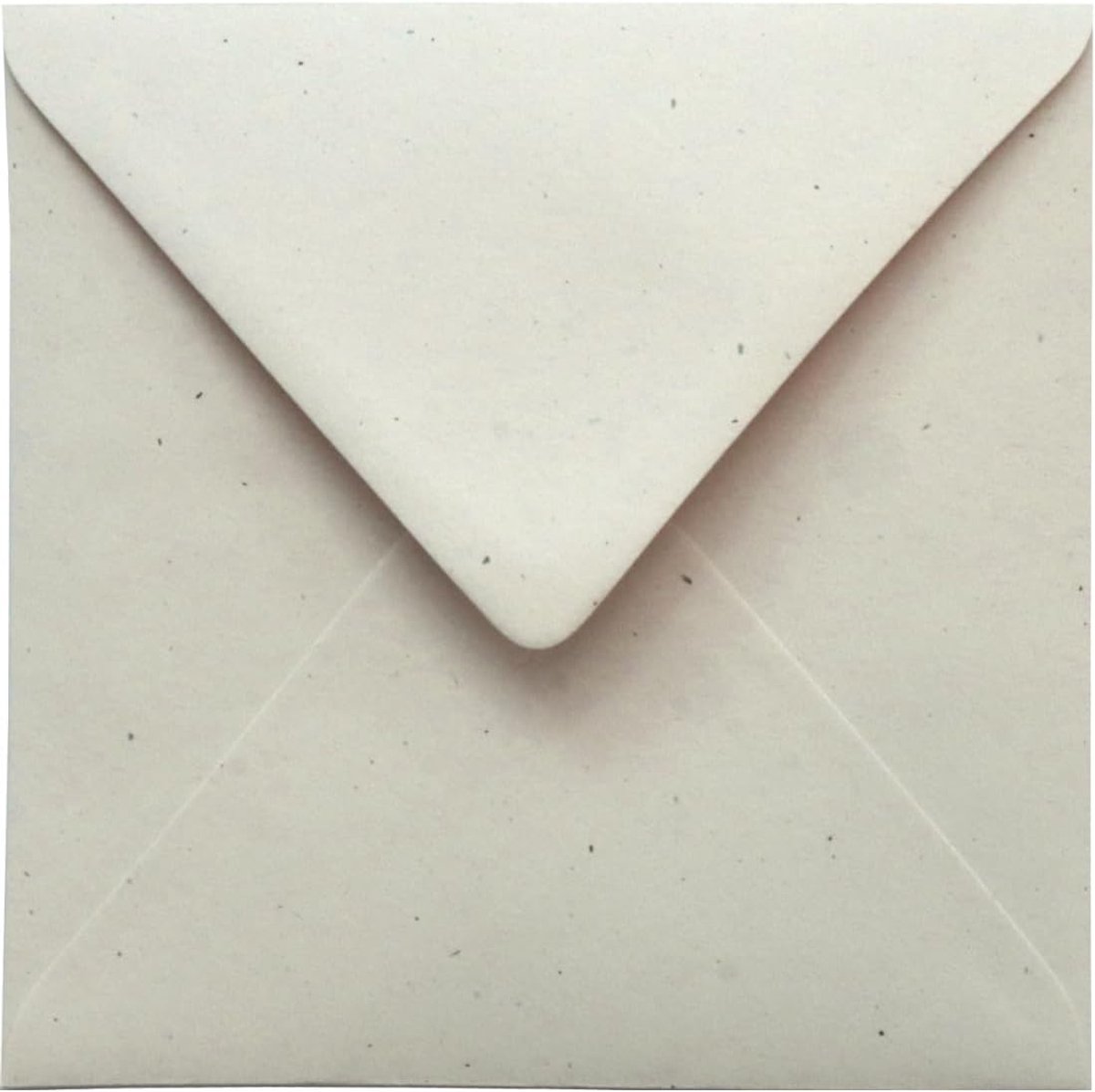 Vierkante Enveloppen Ivoor 15,5x15,5 cm - 130g Gerecycled & Ecologisch voor Kaarten en Uitnodigingen
