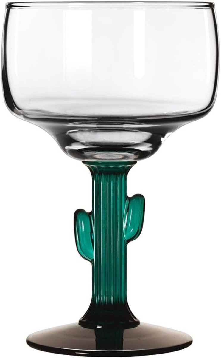 Grote Margarita Glazen 470 ml met Cactus Vorm en Unieke Steel