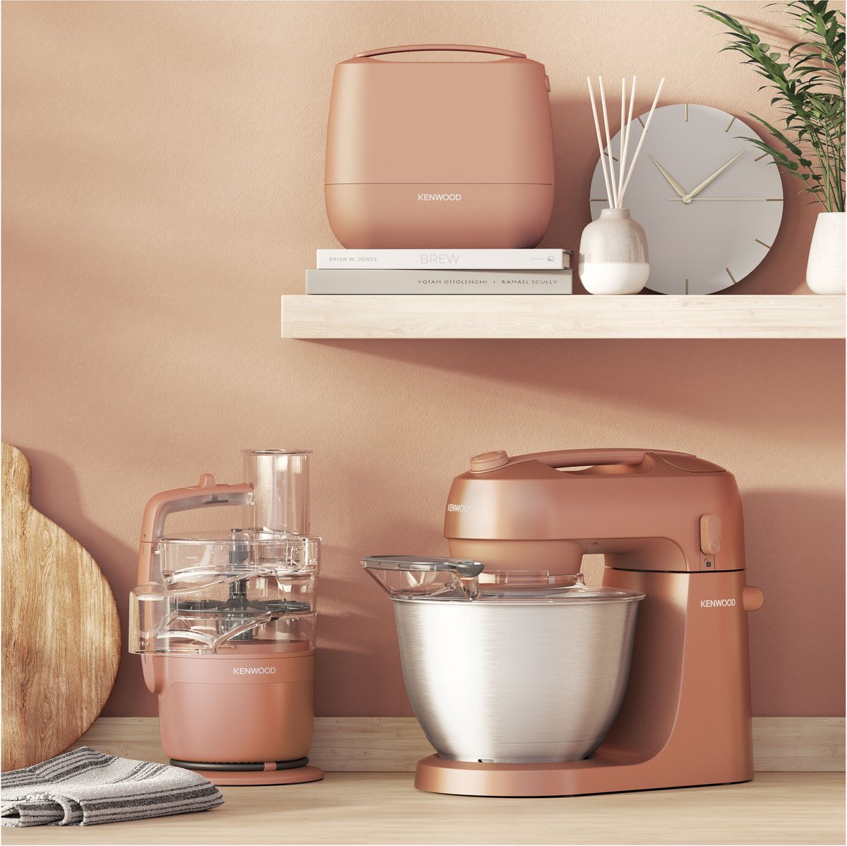 Kenwood MultiPro Go FDP23.140RD - Foodprocessor - Red Clay - Express Serve - Go collectie thumbnail 4