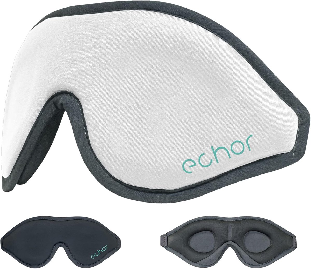 3D Verduisterend Slaapmasker met Verstelbare Band - Comfortabel Oogmasker voor Reizen en Slapen