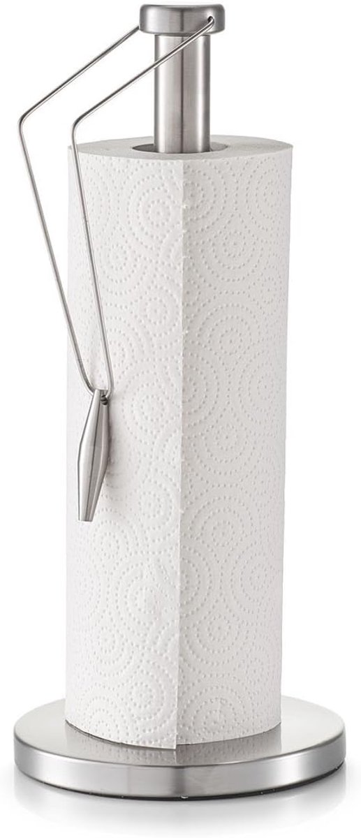 Kitchenrollhouder roestvrij staal 15 x 15 x 33,5 cm