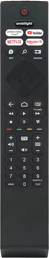 Bedienbaas – Télécommande Universelle pour Philips Smart TV – Utilisation Directe – Remplace la Télécommande Philips Originale