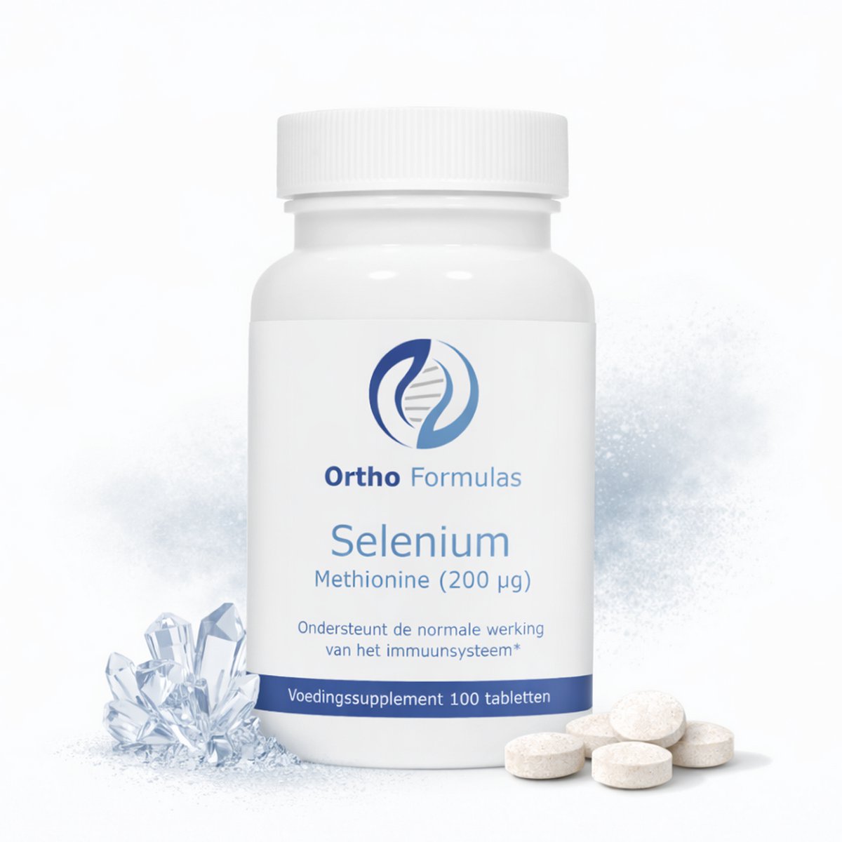 Selenium Supplement - 200 mcg – Immuunsysteem, Schildklier, Haar & Nagels – 100 Vegan Tabletten