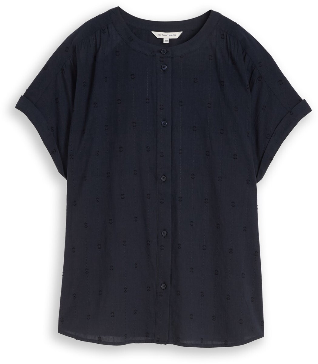 Tom Tailor - Losvallende blouse - Maat 34 - sky captain blue