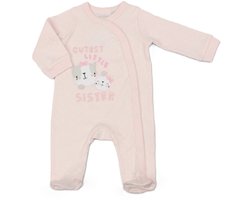 Watch Me Grow - boxpakje - 'cutest little sister' poesje sleepsuit - klein zusje - newborn - maat 50