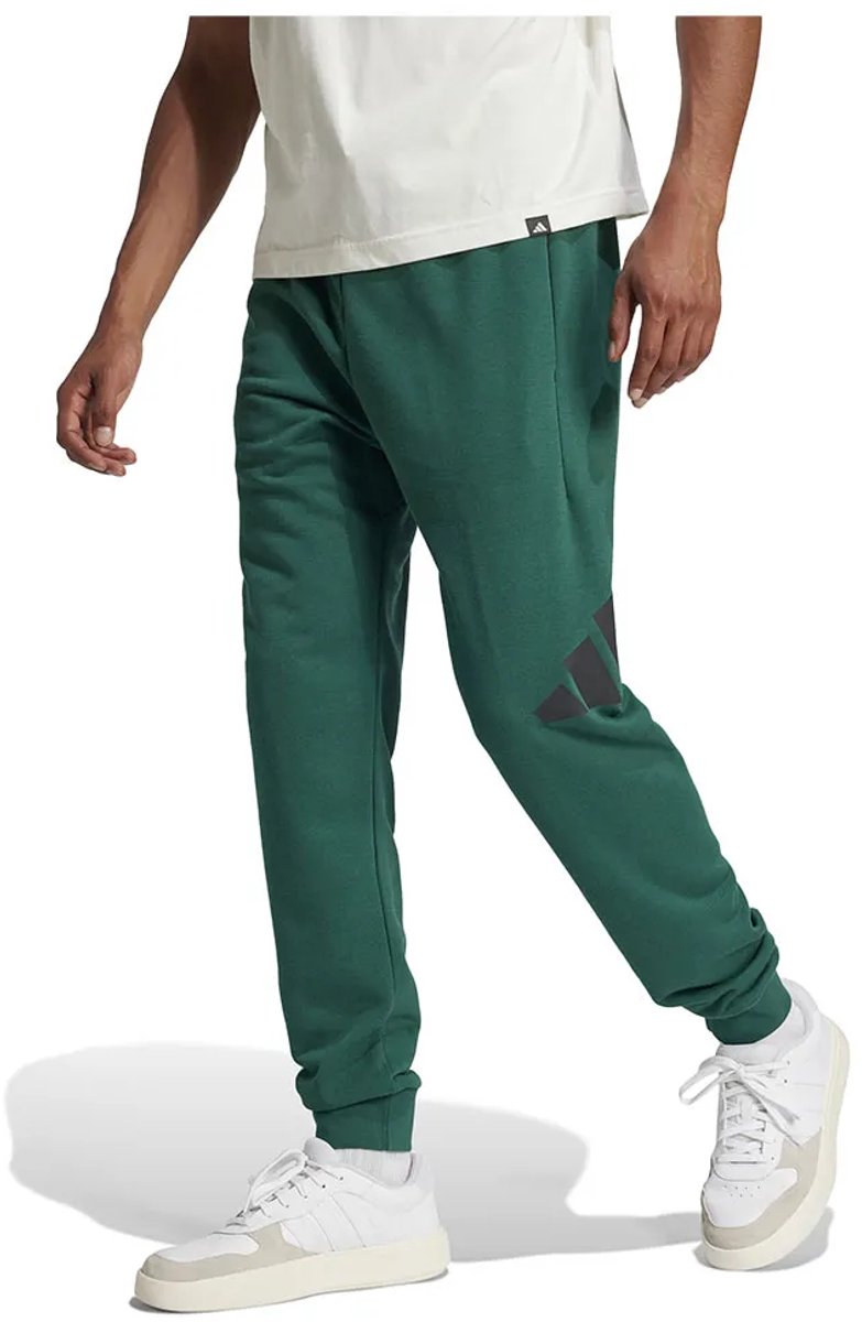 Adidas Essentials Big Logo French Terry Joggers Tall Man Zwart