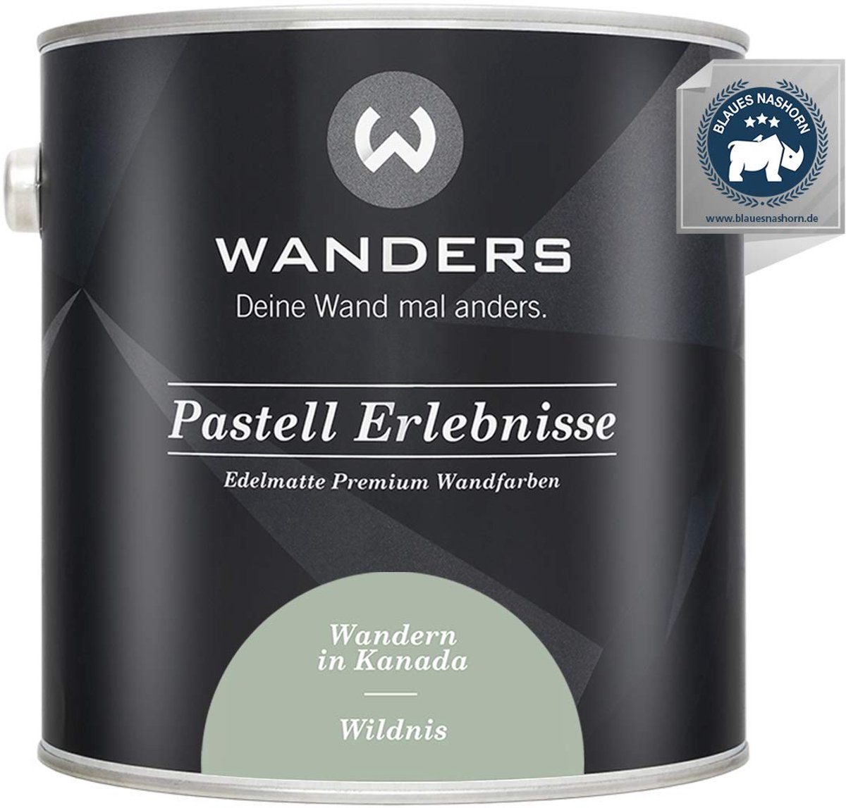 Wanders24 Erlebnisse krijtverf – Wildnis groen grijs – 2,5 l mat