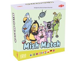 Tactic Mish Match – Kaartspel – Snel Reactiespel en Matching Game – Gezellig Familiespel – 2-6 spelers – Hoogwaardige Scandinavische Kwaliteit