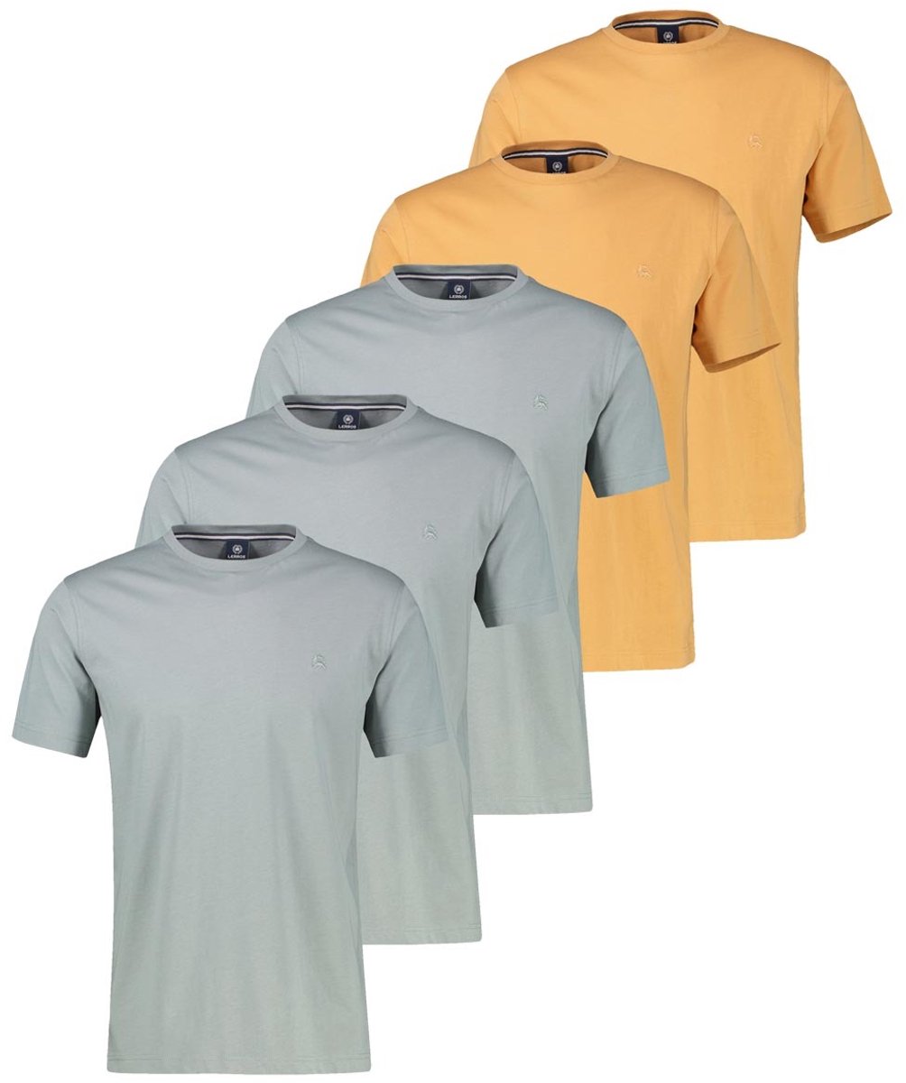 LERROS Heren t-shirt 5 pack Basic