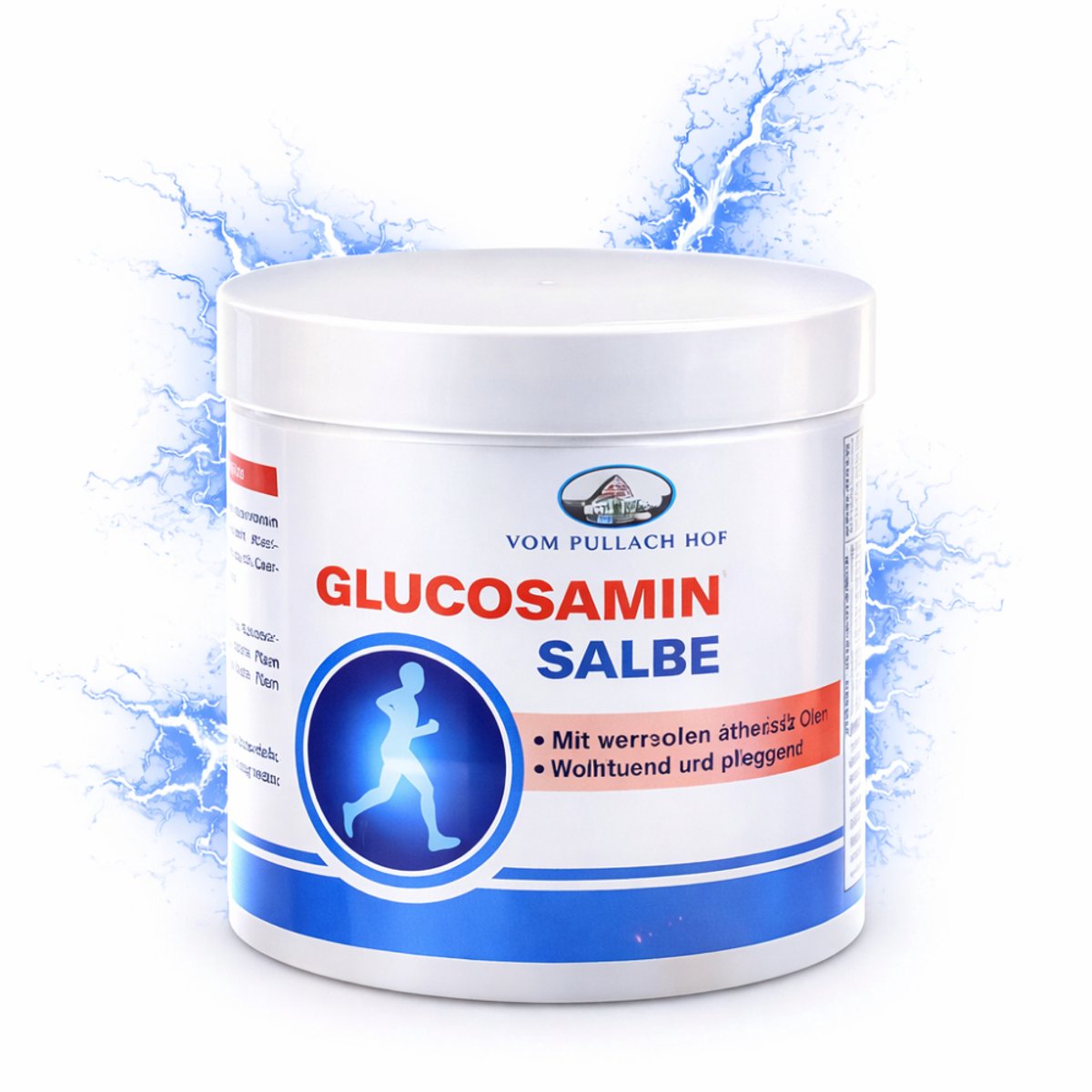 Glucosamine Crème van Pullach Hof – 250 ml – Ondersteunt Soepele Gewrichten en Spieren – Traditioneel Recept
