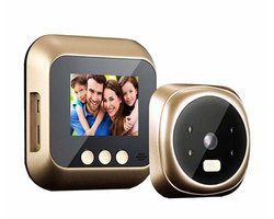 WiFi Deurbel Deurspion Camera - 2.4 inch - Batterij - Zonder abo - AI nee