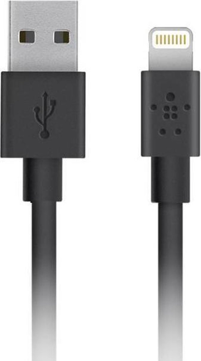Belkin MIXIT Apple iPhone Lightning naar USB Kabel - 3 meter - Zwart