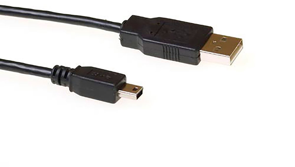 ACT SB2413 USB 2.0 A Male/USB Mini B5 Male - 3 meter