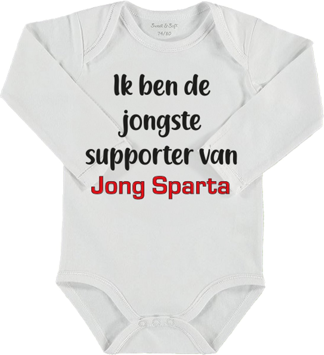 Rompertje jongste supporter van Jong Sparta.
