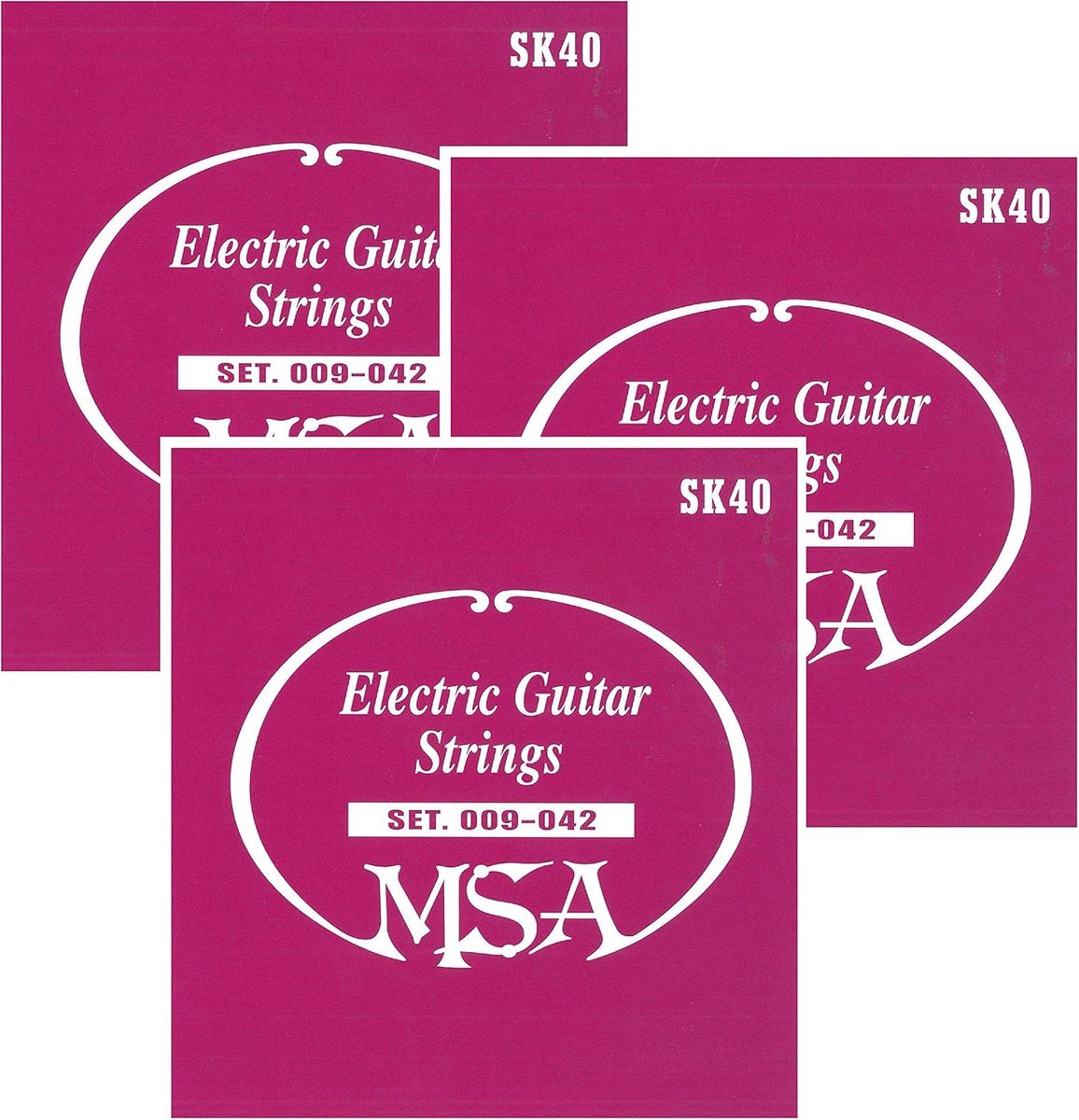 Set van 3 Super Light Stalen Gitaarsnaren voor Elektrische Gitaar
