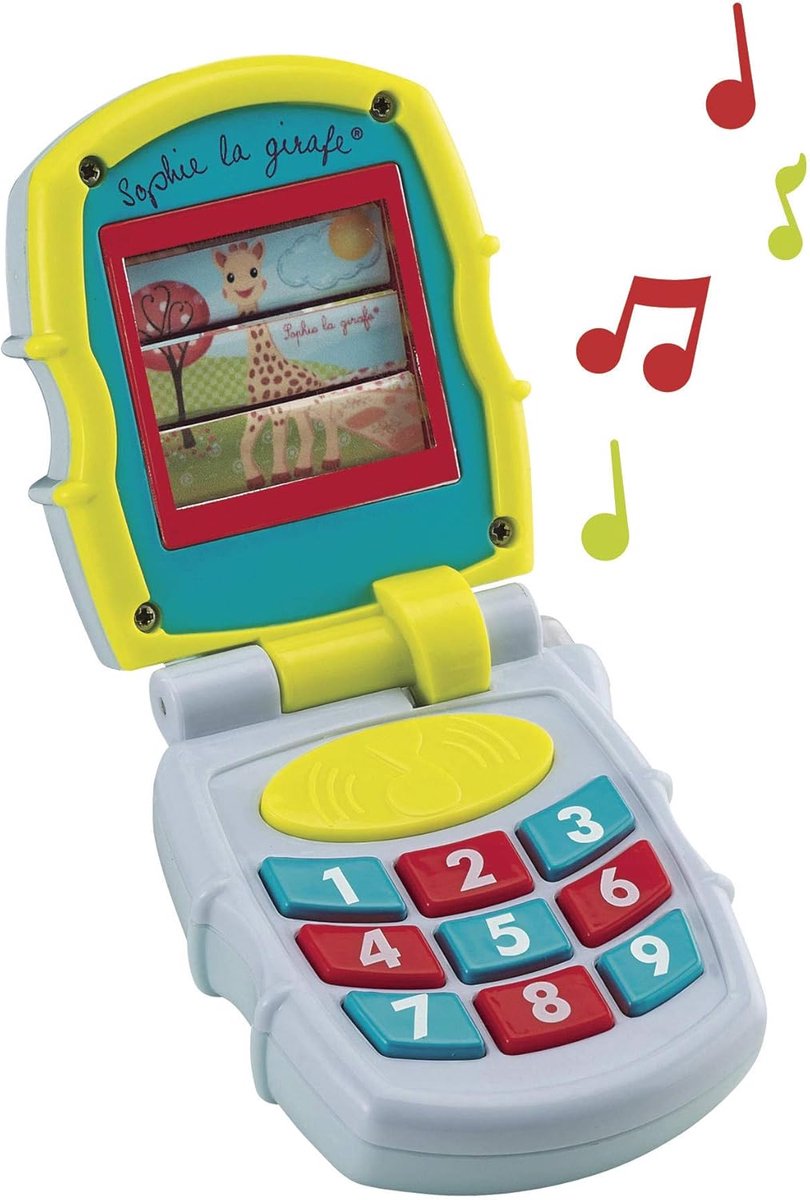 Sophie la girafe Musical Muziekspeelgoed met 5 Melodieën en Knoppen