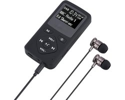 Dailygoody - Draagbare Radio - Mini Radio met Bluetooth - Compact en Lichtgewicht - DAB+ Zakradio - Geschikt voor Wandelen en Joggen