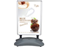 Waterdichte Stoepbord A1 Poster Display met Waterbasis voor Buitenreclame