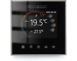 Slim WiFi Thermostaat met Tijdprogramma en Spraakbesturing voor Vloerverwarming en Boiler