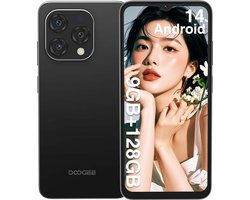 DOOGEE N55 Smartphone - 9 GB RAM + 128 GB - 6,56 inch 90Hz - 4G Dual SIM - 5150mAh - GPS - Widevine L1 - Zwart