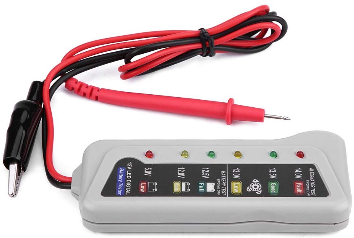 Universele Batterij Tester voor Auto's - Meetbereik 2-14.8V