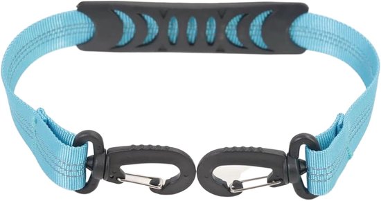 IJsschaatsriempjes - skischoenriemen - unisex -snowboard, ijsschaatsen, skiën - blauw