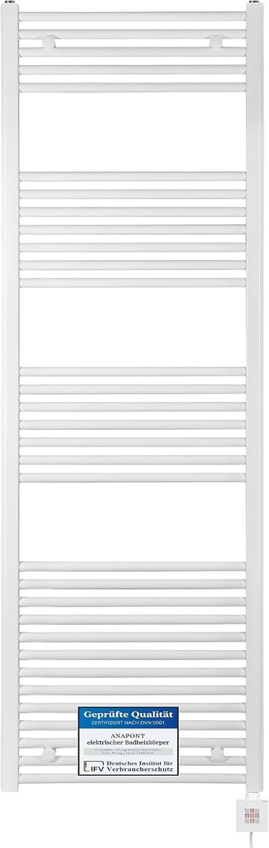 Elektrische Handdoekradiator met Thermostaat en Timer voor Badkamer