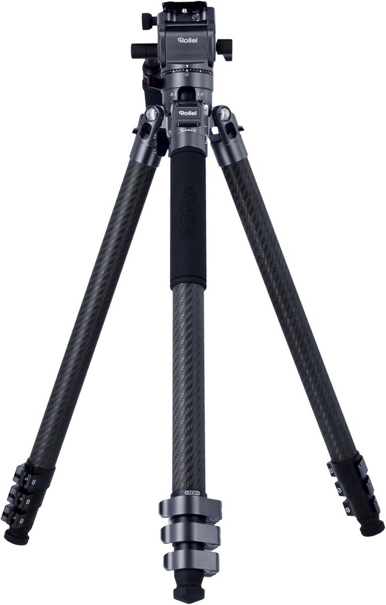 Ultralicht Carbon Videostatief met Hoge Draagkracht en Compact Design