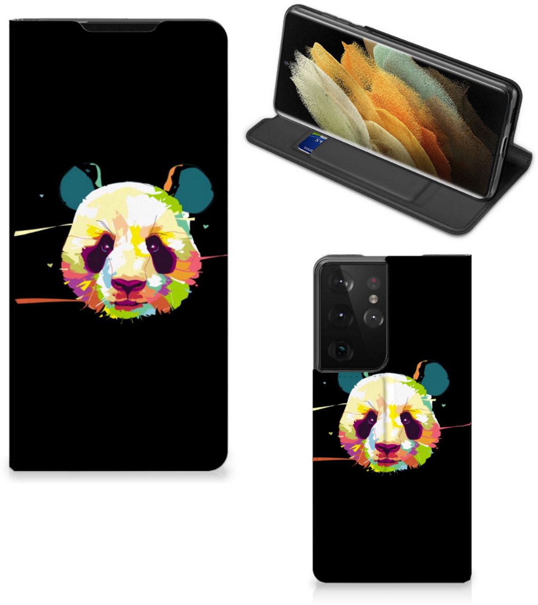 Samsung Galaxy S21 Ultra Magnet Case Panda Color