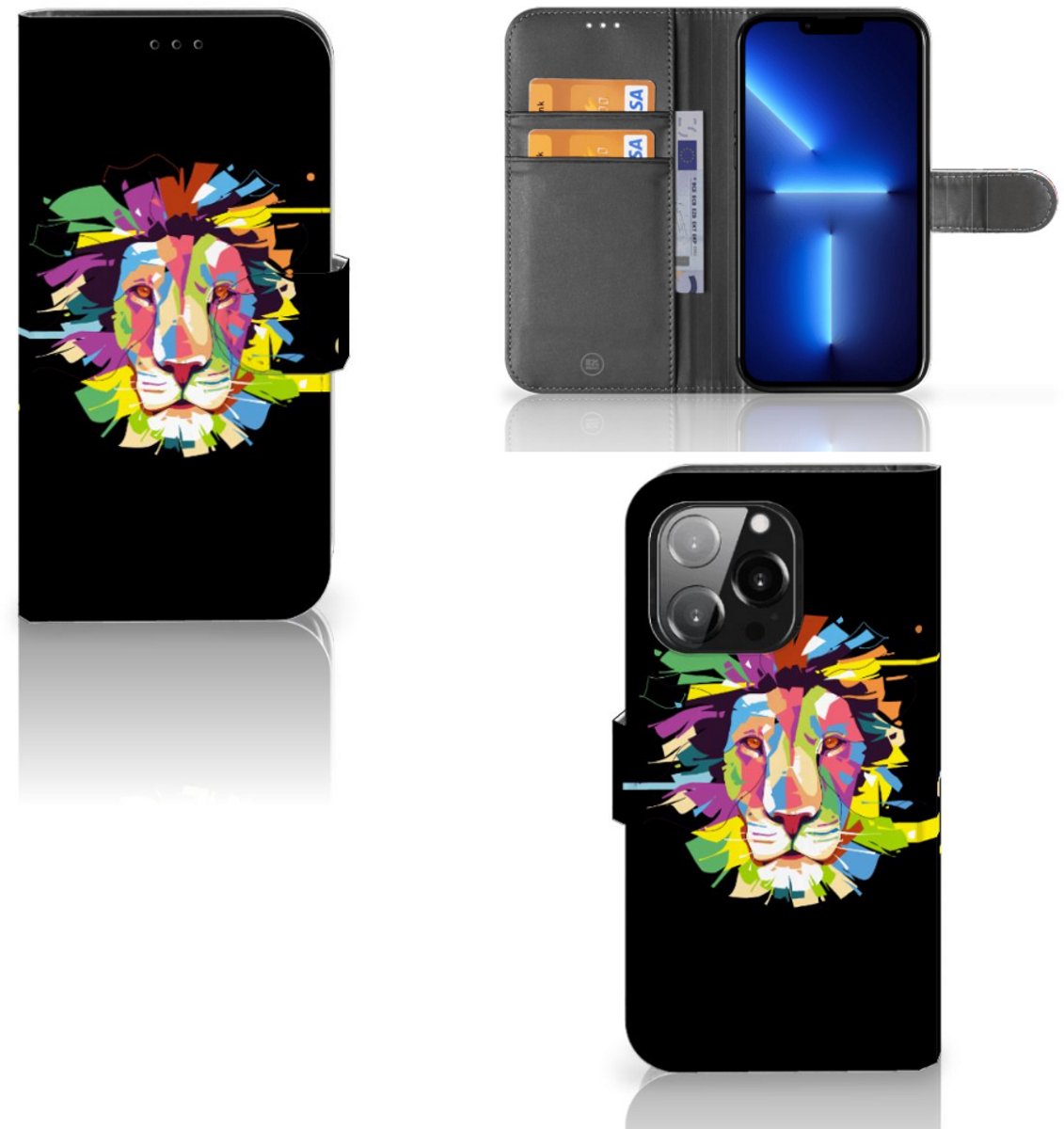 iPhone 13 Pro Leuk Hoesje Lion Color