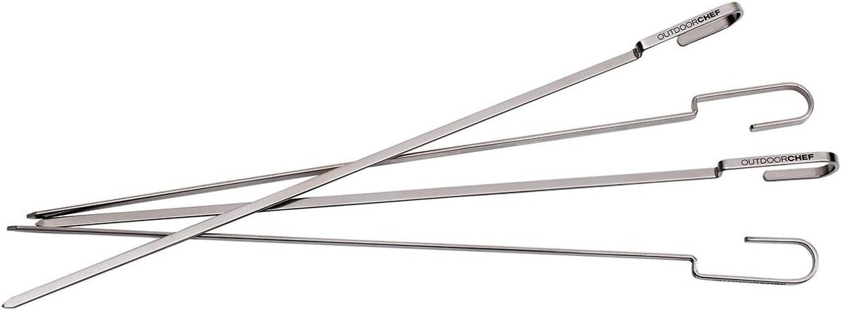 Roestvrij Stalen Spiezen voor BBQ en Grill, 400mm