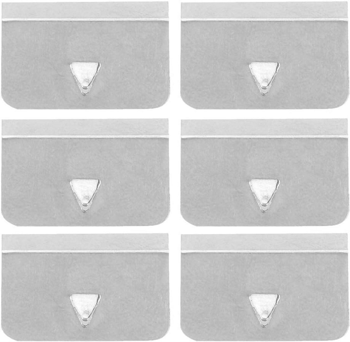 Universele Winddeflector Clipset van RVS - 6 Stuks voor Perfecte Bevestiging