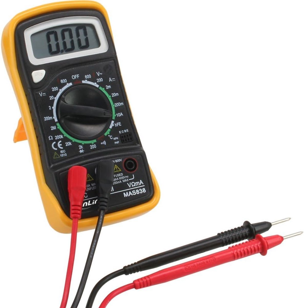 Multimeter met Temperatuur Sensor voor Nauwkeurige Metingen