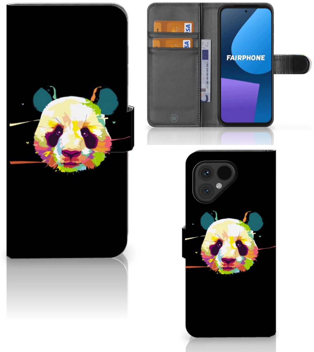 Fairphone 5 Leuk Hoesje Panda Color