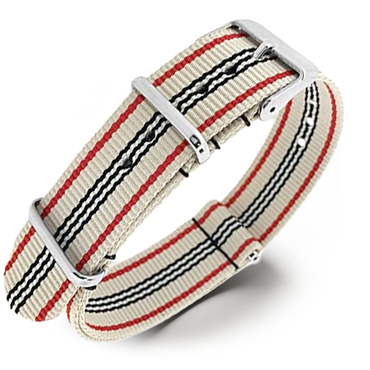 NATO Horlogeband G10 Military Nylon Strap - Vintage 22mm