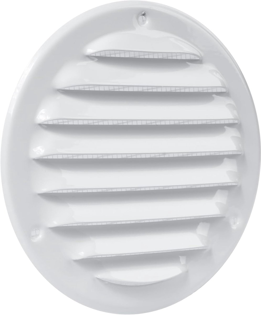 Ronde 4 inch Soffit Vent Cover met Ingebouwd Insectenscherm - Ideaal voor Badkamer, Keuken en Kantoor