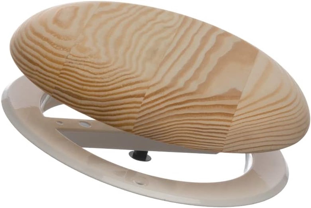Universele Houten Diffuser Ø 125mm - Regelbare Ventilatiekap voor Sauna