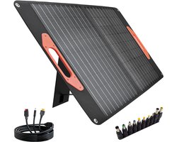 SimpSune Opvouwbaar Zonnepanelen 60W - Noodpakket & Kamperen Outdoor - Geschikt voor Smartphone, Tablet & Powerbank - ETFE, IP65 regenbestendig, USB & DC Output