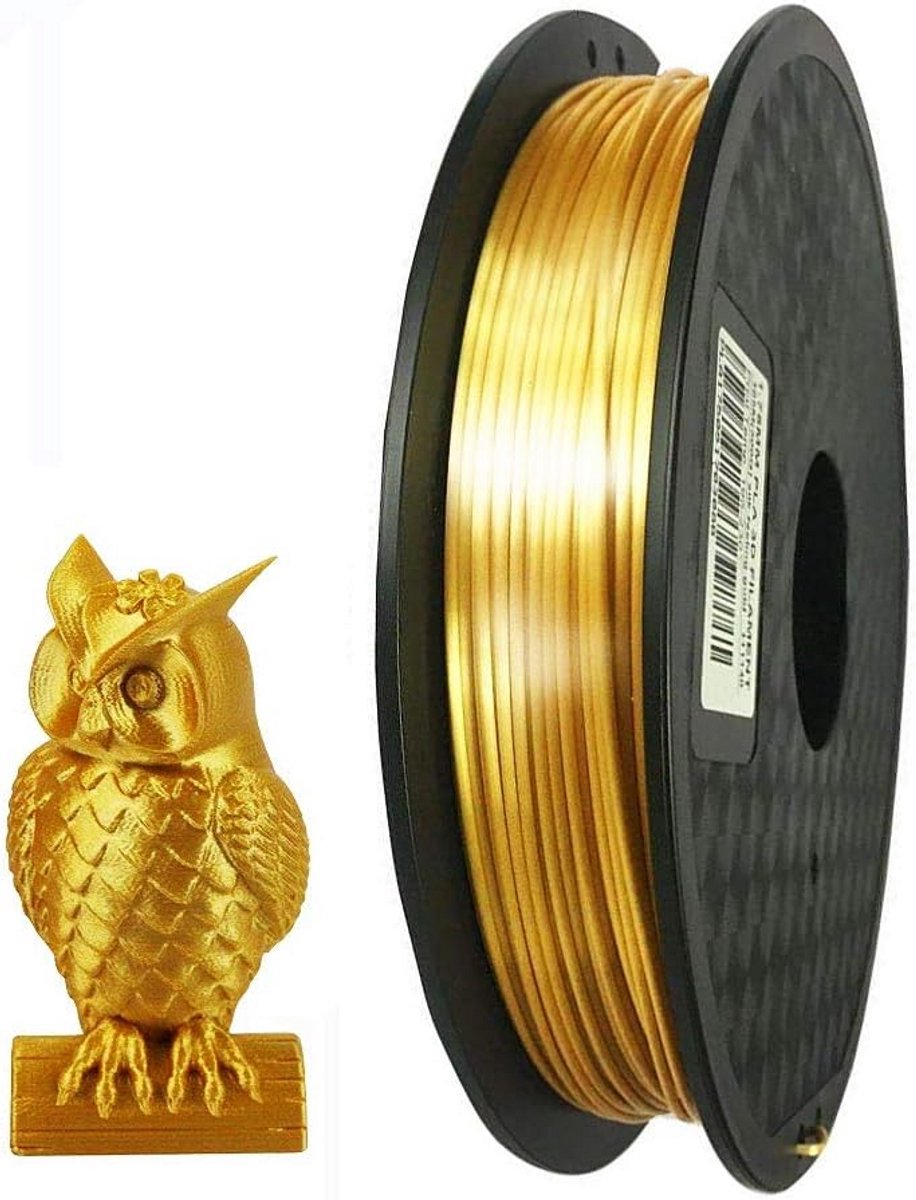 Glanzend Metallic Koper PLA Filament 1.75mm 500g voor 3D Printers