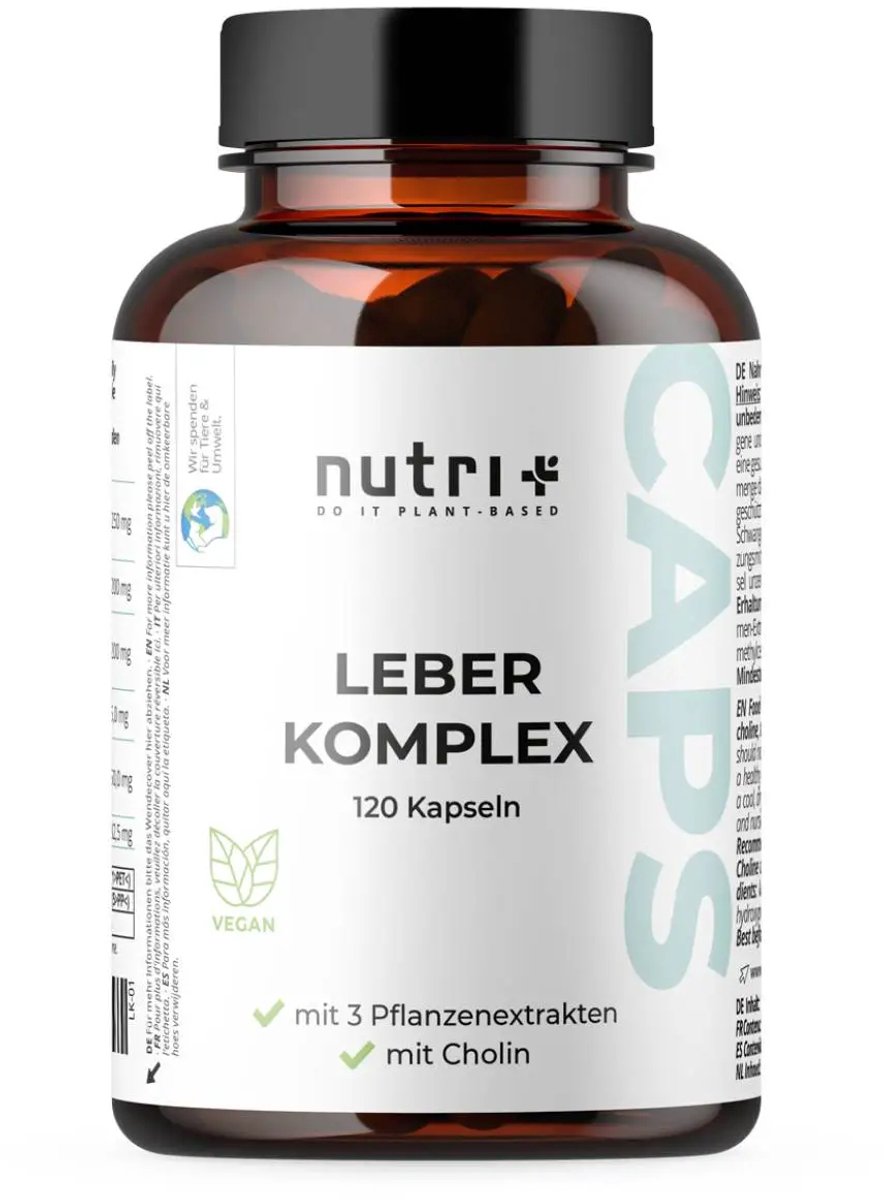 nutri+ Vegan Lever Complex 120 capsules