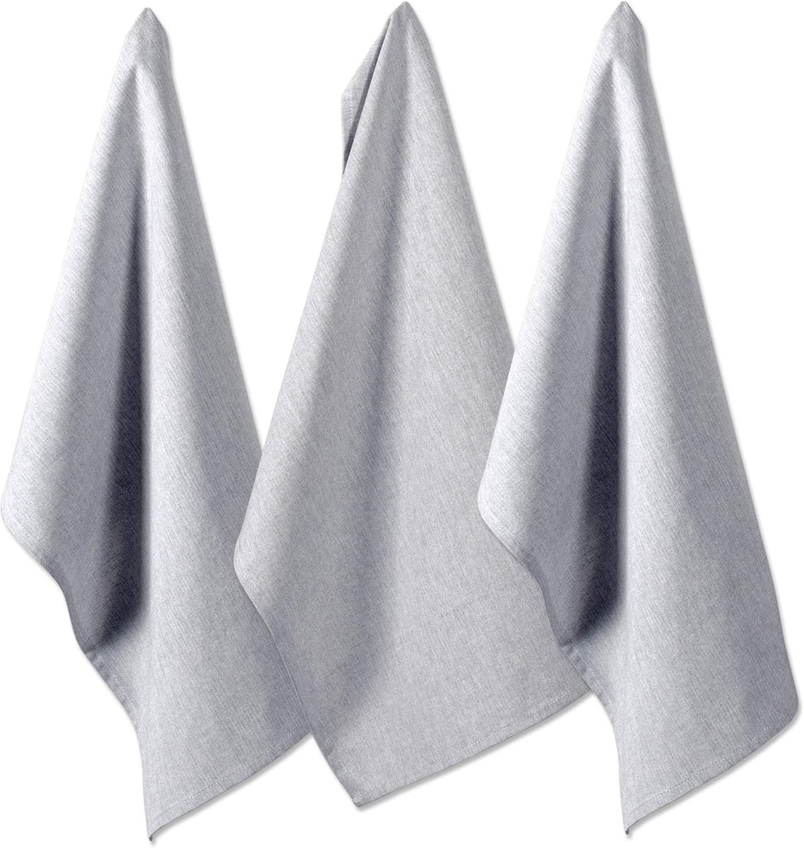 Set van 3 Handdoeken - Chambray Grijs Keuken Handdoeken