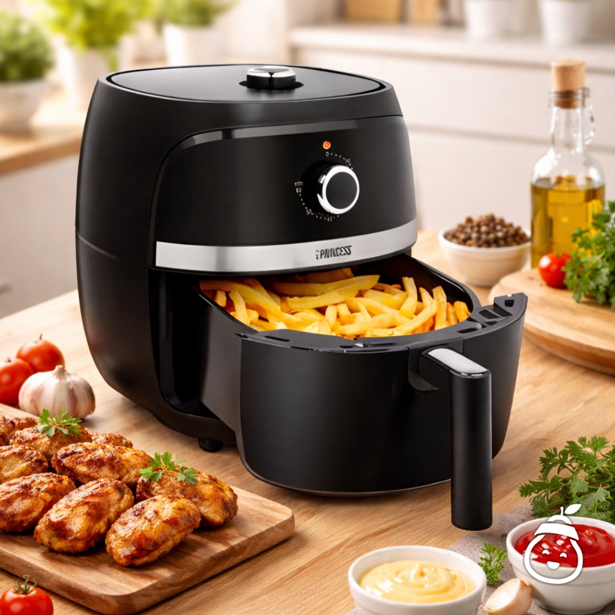 Princess Airfryer 3,2 L met Dubbele Lade - afbeelding 3